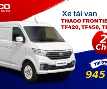 Thumbnail xe tải van Thaco Frontier TF420, TF480, TF450 2 chỗ 945kg