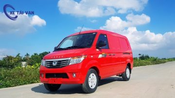Xe van kenbo 2 chỗ màu đỏ nổi bật