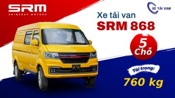 Giới thiệu xe tải van SRM 868 5 chỗ 760kg