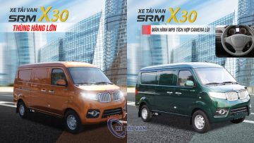 Xe van chở đồ SRM X30 2 chỗ sẽ là sự lựa chọn tốt nhất