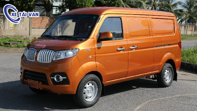 Xe tải Van SRM X30 V5 5 chỗ phiên bản 650Kg màu cam