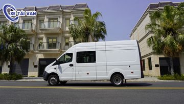 Ngoại thất sang trọng đến từ xe tải van GAZ 6 chỗ 590kg