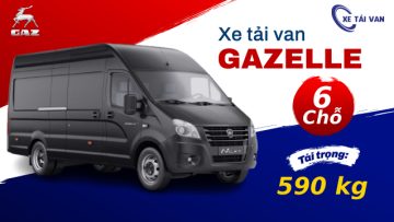 Xe tải van GAZelle Next A32R32 6 chỗ tải trọng 590kg