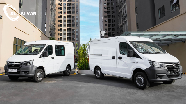 Xe tải van Van gaz Sobol NN có 2 phiên bản 3 chỗ và 6 chỗ