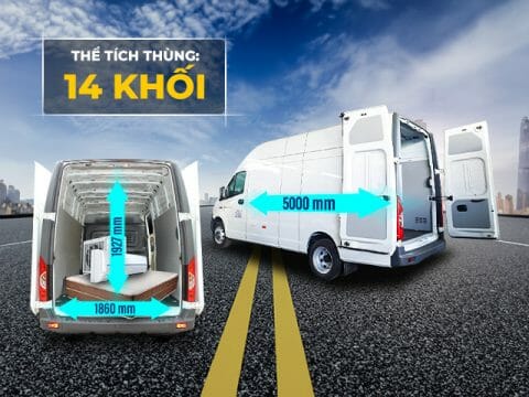 thùng hàng van gaz 3 chỗ
