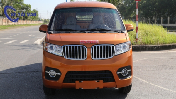 Xe tải van SRM X30 thiết kế hiện đại màu cam
