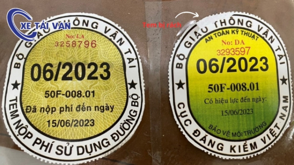 Được cấp lại tem đăng kiểm ô tô nếu mất hoặc hỏng