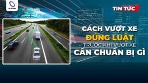 cách vượt xe đúng luật không bị phạt