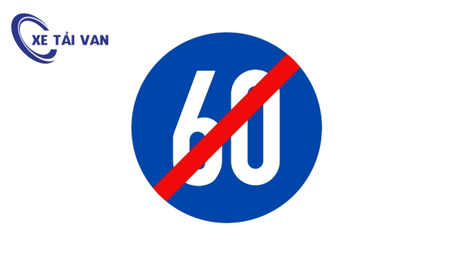 Biển số R.307 hiệu lệnh - Hết tốc độ tối thiểu