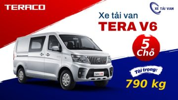 Xe tải van tera v6 5 chỗ mới ra mắt năm 2024