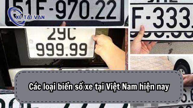 Các loại biển số xe tại Việt Nam hiện nay