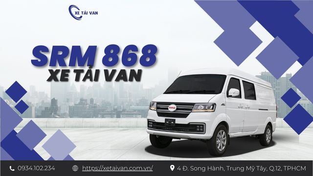 Xe tải van SRM 868 5 chỗ 760 kg