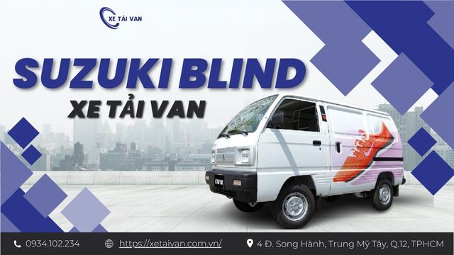 Xe tải van Suzuki Blind Van 2 chỗ