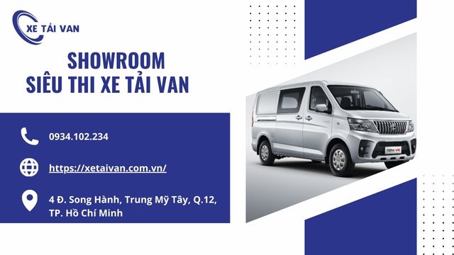 Showroom Siêu Thị Xe Tải Van cung cấp đa dạng xe tải chở hàng