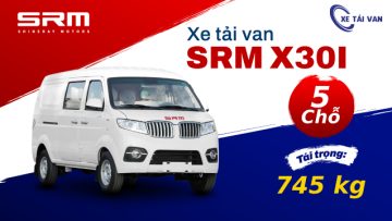 Xe tải van SRM X30i 5 chỗ phiên bản mới