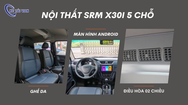 SRM X30i5 V5 - Nội thất nâng cấp trải nghiệm cao
