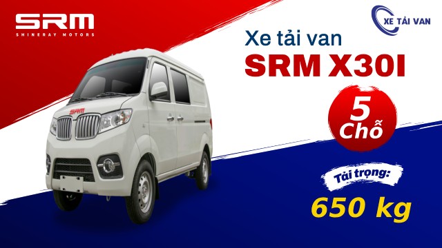 xe tải van SRM X30i 5 chỗ ngồi