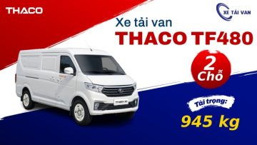 Xe tải van Thaco TF480 2 chỗ vận hành ổn định