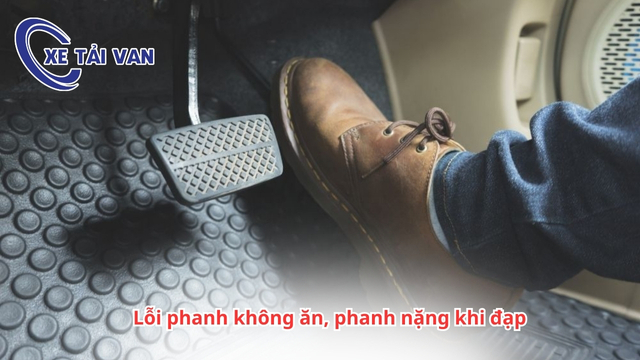 Lỗi phanh không ăn, phanh nặng khi đạp