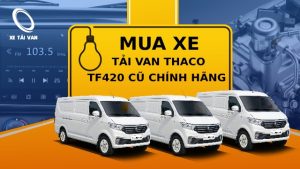 xe van chở hàng thaco tf420 cũ
