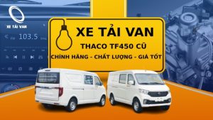 xe van chở hàng thaco tf450 cũ