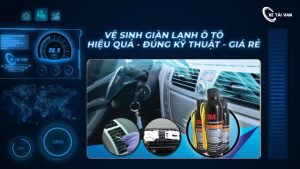 Vệ sinh giàn lạnh ô tô hiệu quả - Đúng kỹ thuật - Giá rẻ Vệ sinh giàn máy lạnh tại Siêu Thị Xe Tải Van