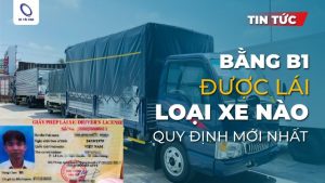 Siêu Thị Xe Tải Van giải đáp bằng B1 cho phép lái xe nào?