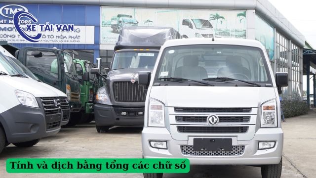 Dịch biển số xe bằng cách tính tổng
