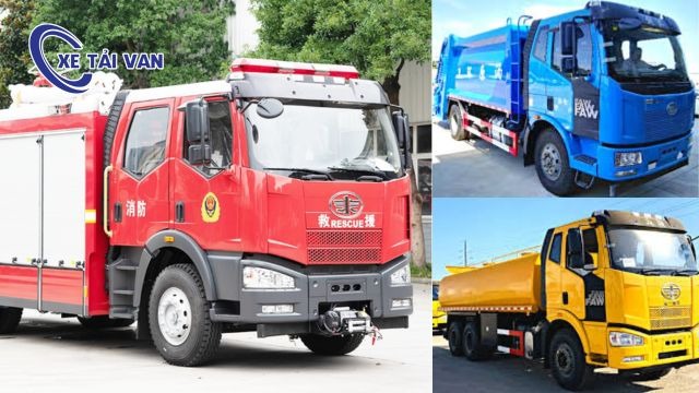 Các dòng xe chuyên dụng FAW