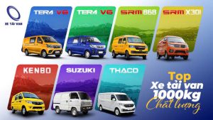 10 mẫu xe tải van 1000kg được săn đón nhất 2025