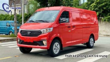 Xe tải van Thaco TF420 2 chỗ thiết kế phong cách trẻ trung
