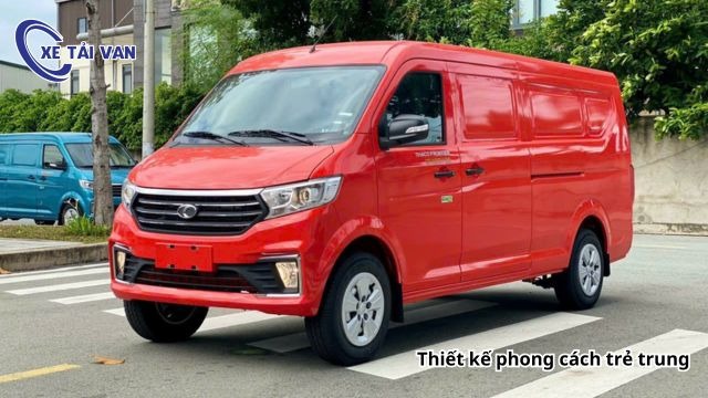Xe tải van Thaco TF420 2 chỗ thiết kế phong cách trẻ trung