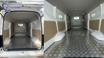 Thùng xe Thaco TF420 2 chỗ có thể tích 4.33m3