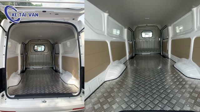 Thùng xe Thaco TF420 2 chỗ có thể tích 4.33m3