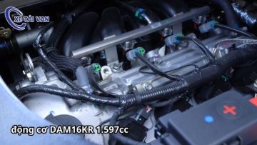Thaco TF450 2 chỗ trang bị động cơ DAM16KR 1.597cc
