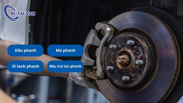4 hạng mục quan trọng cần kiểm tra và bảo dưỡng của hệ thống phanh