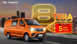 Khuyến mãi xe tải van Teraco tháng 8/2025 tại Siêu Thị Xe Tải Van