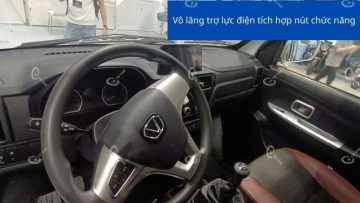 Cận cảnh vô lăng xe tải van veam VPT945