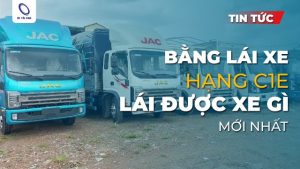 Bằng lái xe hạng C1E lái được xe gì từ ngày 1/1/2025?