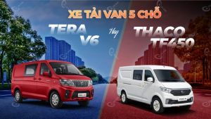 Đánh giá chi tiết xe tải van tera v6 và TF450 5 chỗ