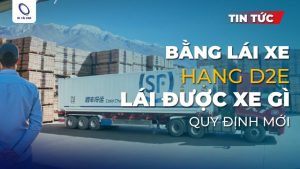 Bằng lái xe hạng D2E lái được xe gì theo quy định mới nhất