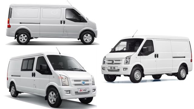 Xe tải van điện DFSK EC35 có công suất cực đại 60 kW