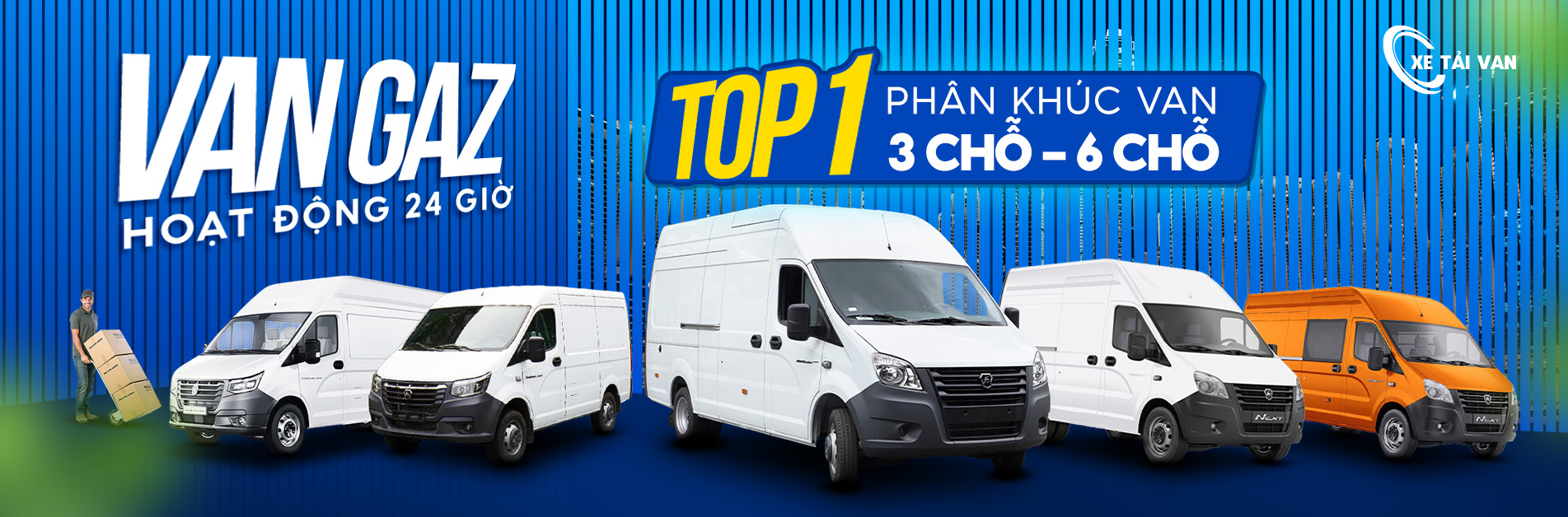 Mua xe tải van Gaz tại Siêu thị xe tải van