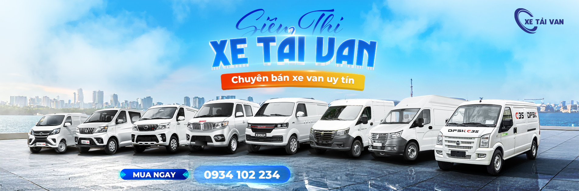 Siêu thị xe tải van chuyên mua bán xe tải van