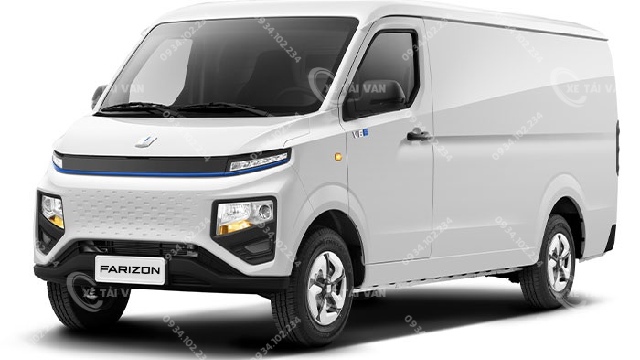 Mặt ca lăng đặc trưng của xe van điện farizon v6e 2 chỗ