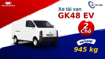 Thiết kế xe điện Kim Long GK48EV mang đậm phong cách xe van châu Âu